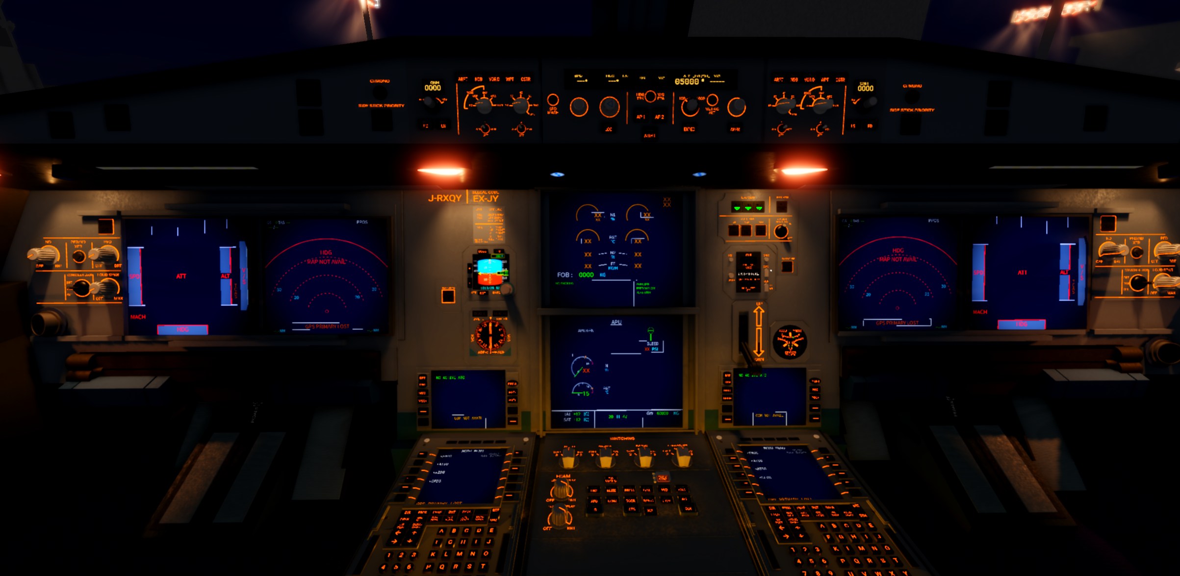 Ro320 - Working aircraft displays